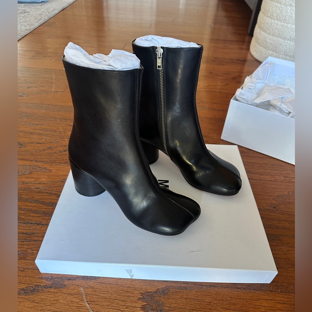 Maison Martin Margiela Black Ankle Booties